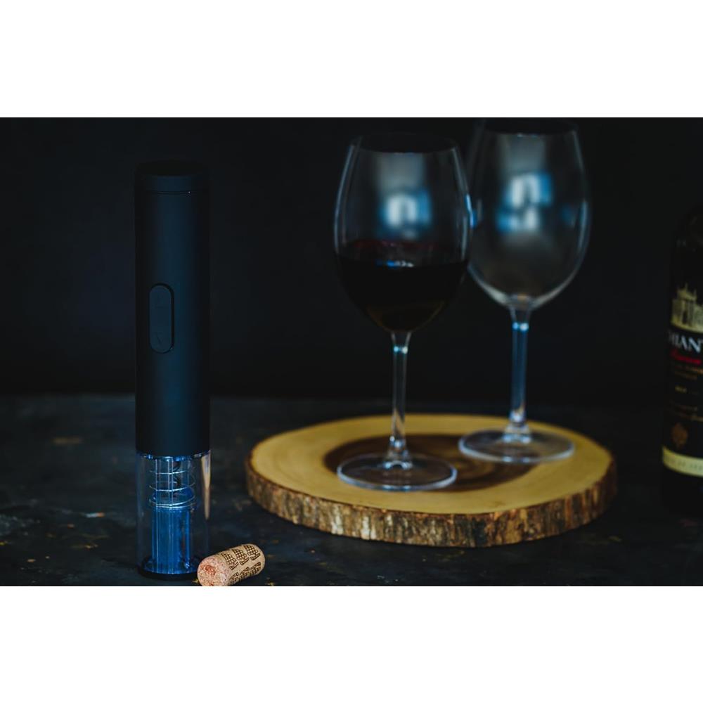 BarCraft Electric Corkscrew Wine Opener with Foil Cutter
