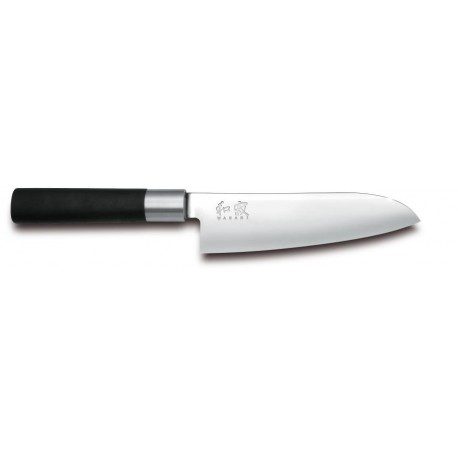 KAI Shun Wasabi Black Santoku Knife 16cm