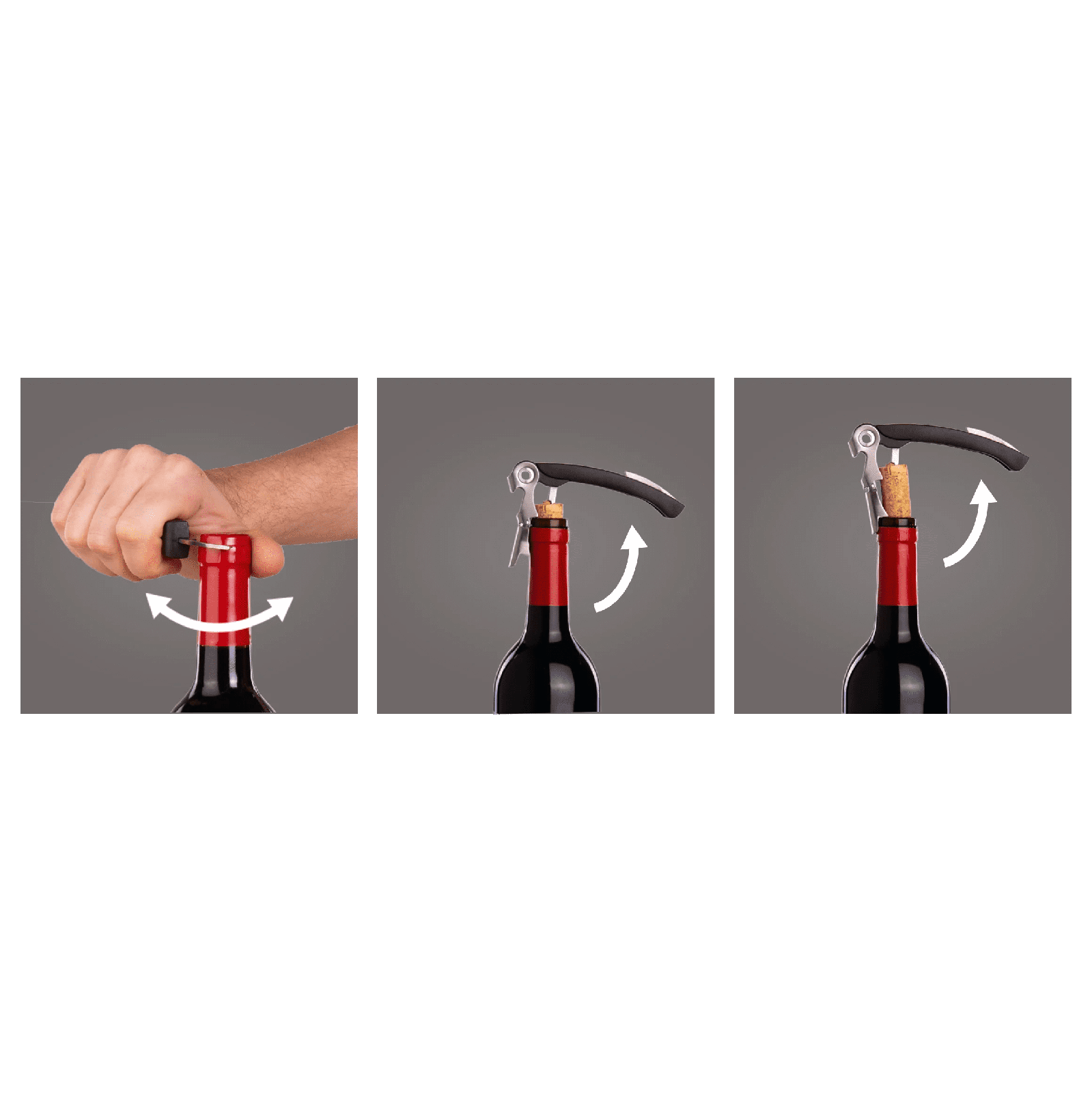 Vacu Vin Double Hinged Corkscrew