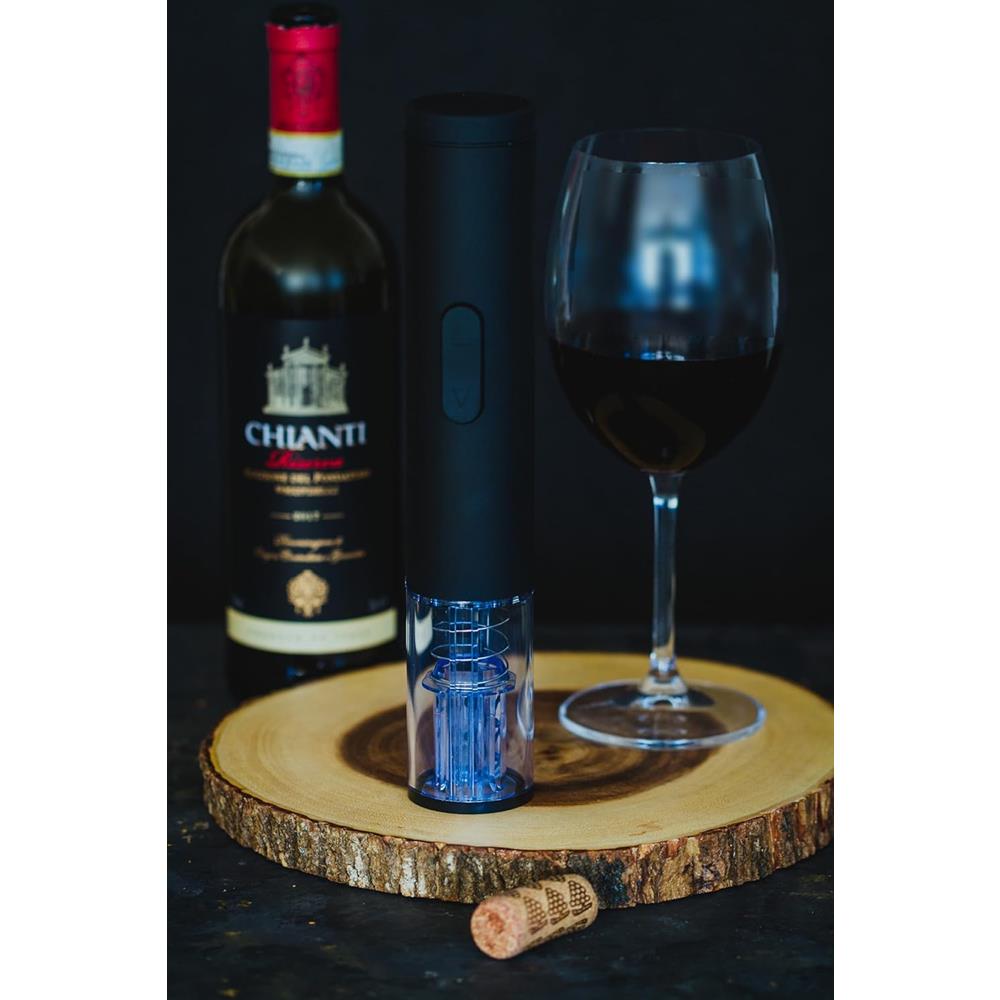 BarCraft Electric Corkscrew Wine Opener with Foil Cutter