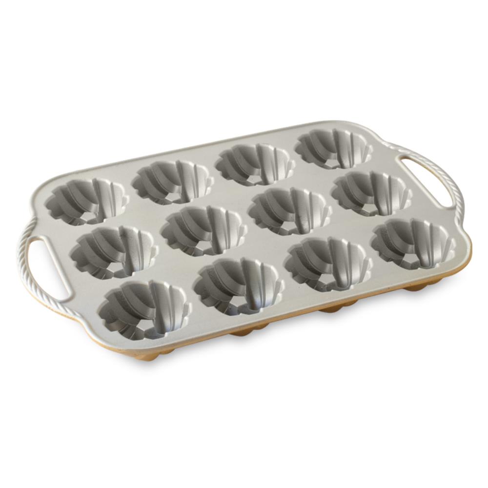 Nordic Ware 75th Anniversary Gold Braided Bundt Bites Pan