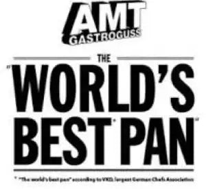 Advertisement for AMT Gastrogross with text 'The World's Best Pan' on a white background