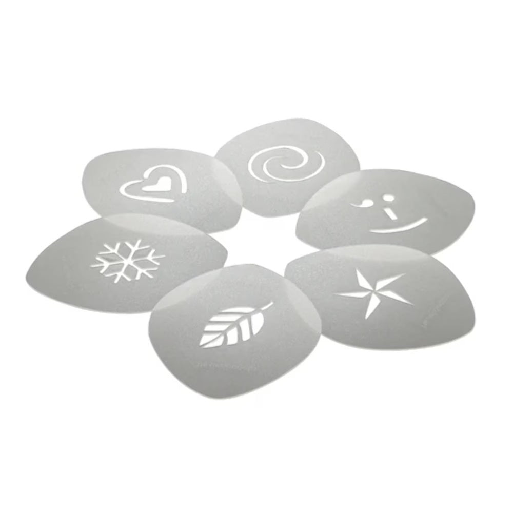 Aerolatte Cappuccino Art Stencils Set of 6