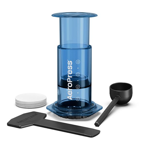 AeroPress Clear Blue 4-Cup Coffee Maker