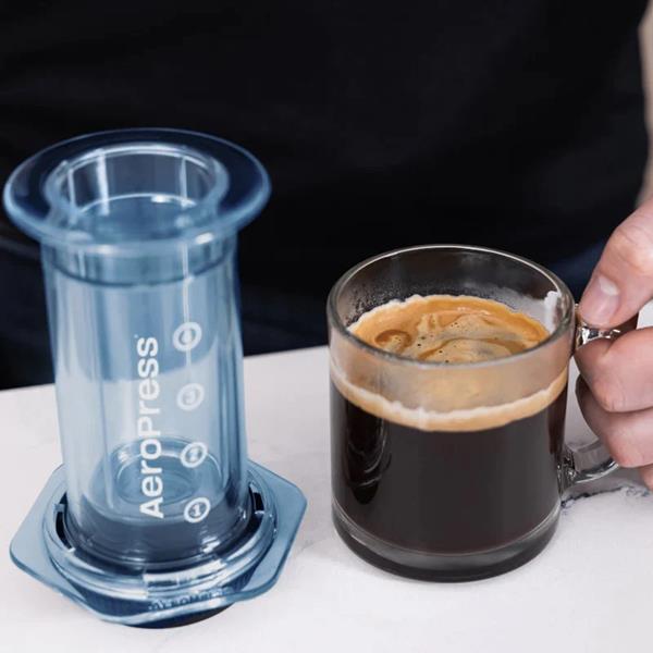 AeroPress Clear Blue 4-Cup Coffee Maker