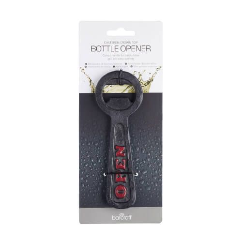 BarCraft Cast Iron Crown Top Bottle Opener