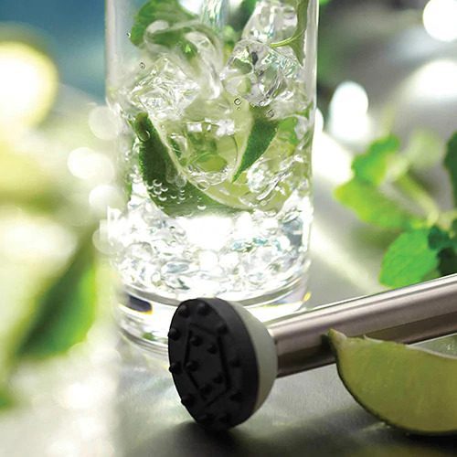 BarCraft Stainless Steel Cocktail Muddler 21cm