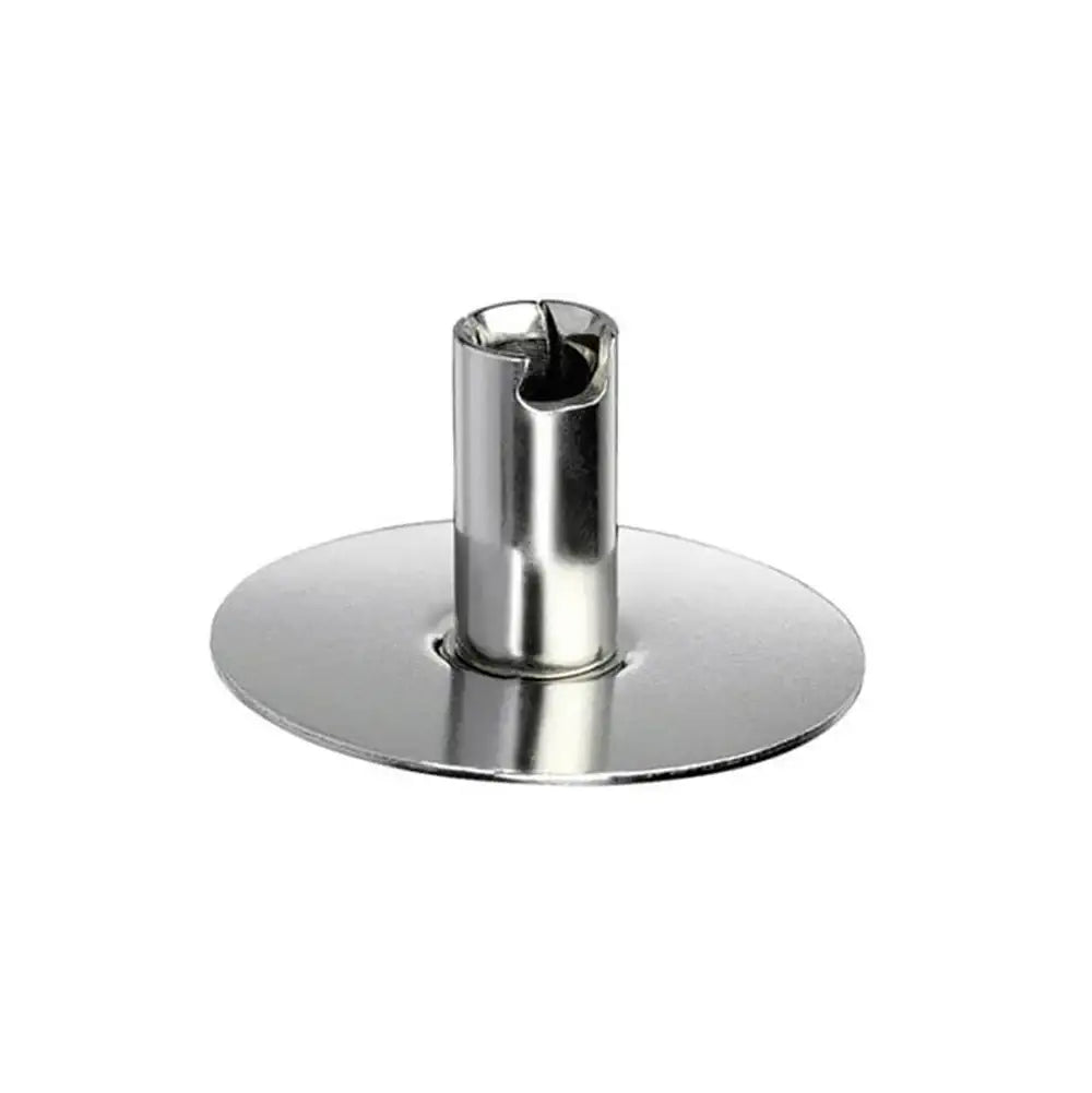 Metallic kitchen tool on a white background