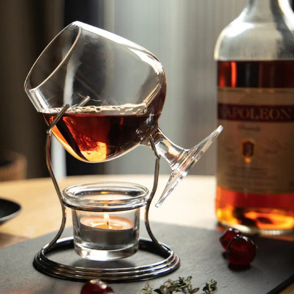 BarCraft Brandy and Cognac Glass Warmer Set