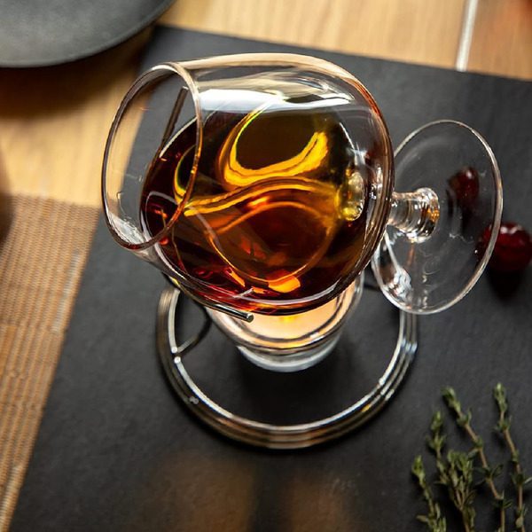 BarCraft Brandy and Cognac Glass Warmer Set