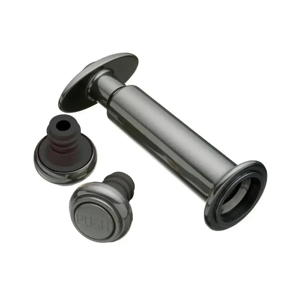 Set of wine stoppers on a white background