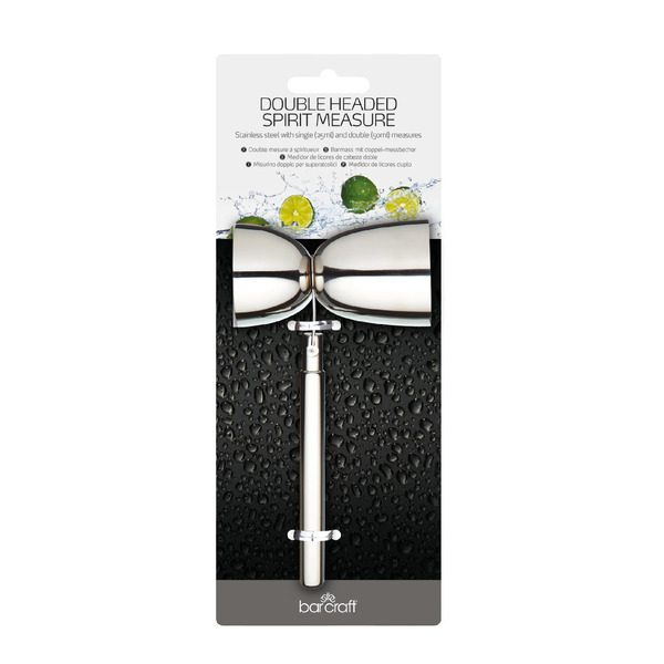 BarCraft Stainless Steel Double Jigger With Handle