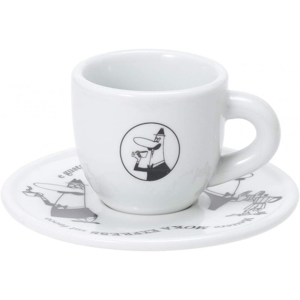 BIA Carosello Espresso Cup&Saucer Set 4