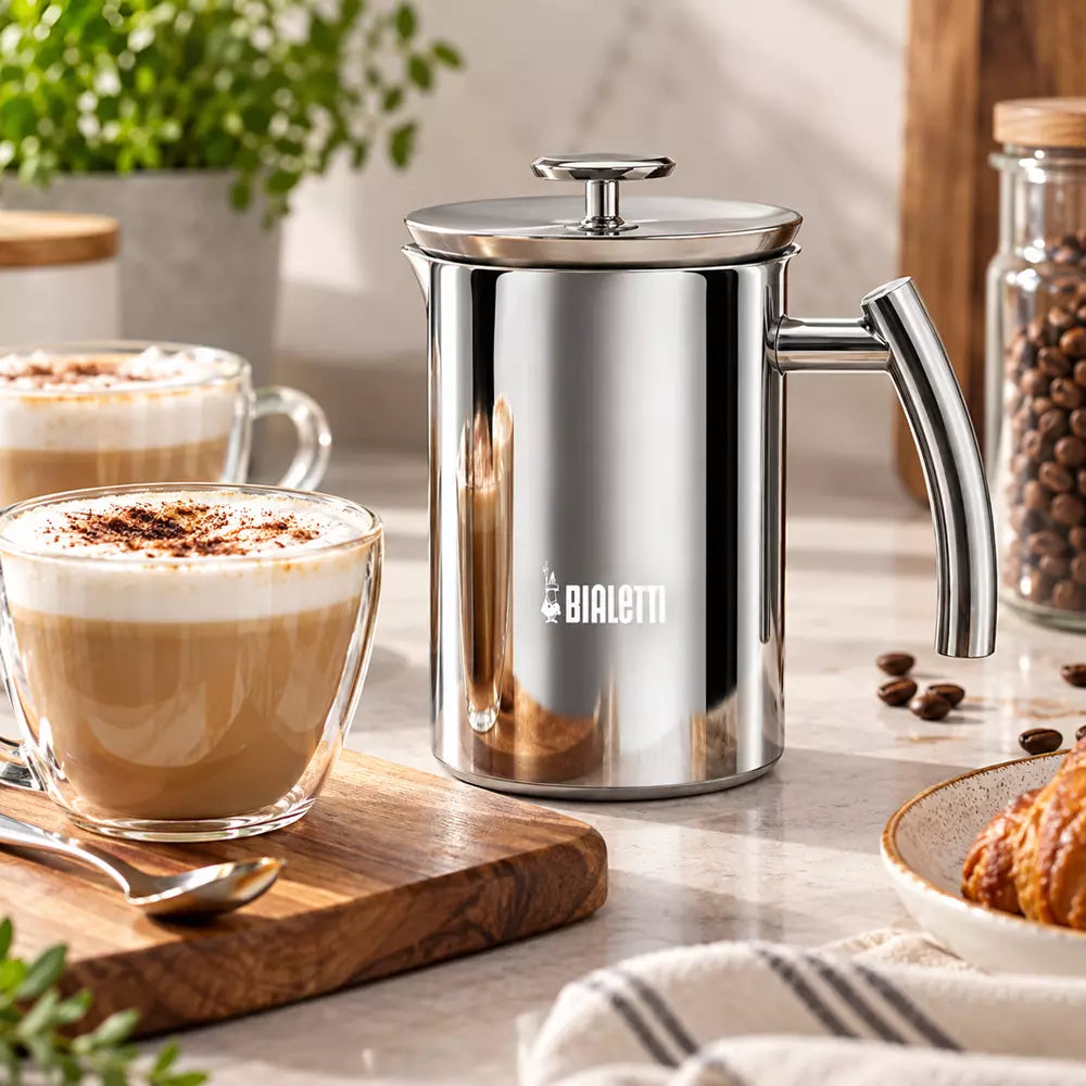 Bialetti Stainless Steel Stovetop Milk Frother
