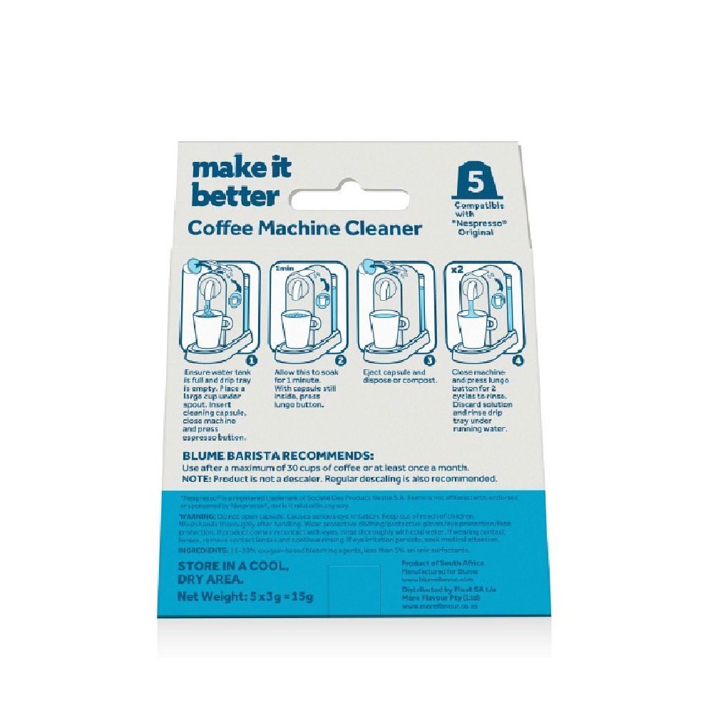 Blume Capsule Machine Cleaner 5 pack