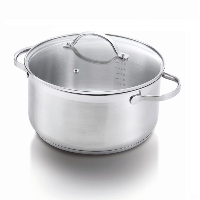Brabantia Amsterdam Stainless Steel Casserole Pot 2.5L
