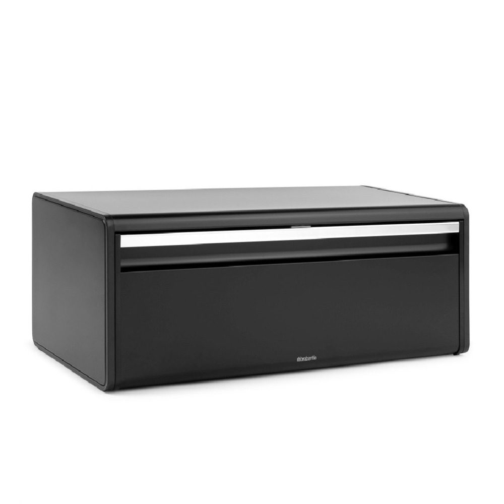 Brabantia Fall Front Bread Bin Matt Black