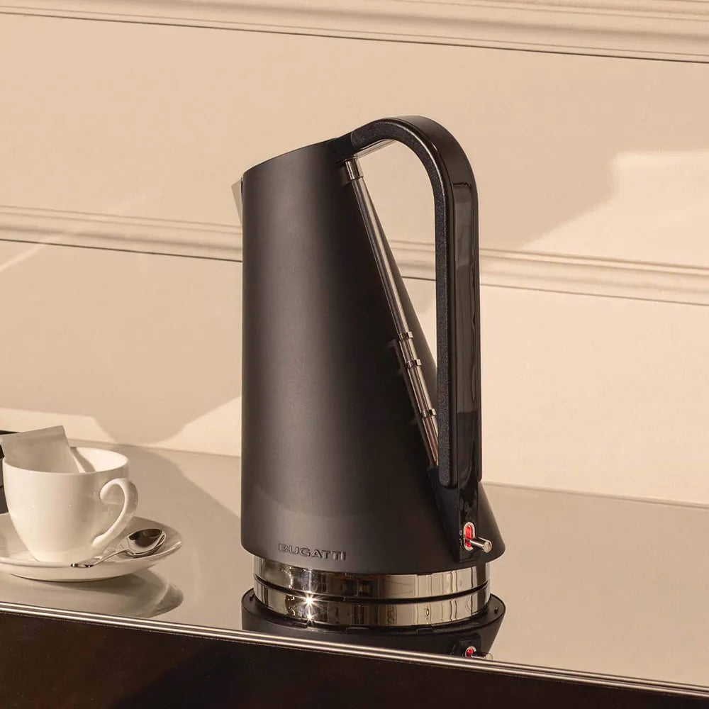 Bugatti Vera Easy Stainless Steel Kettle 1.7L Black – Cookin