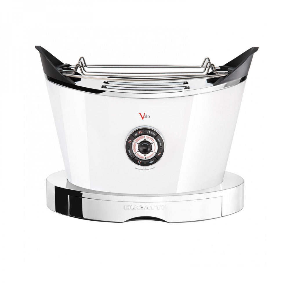 White toaster with a white background