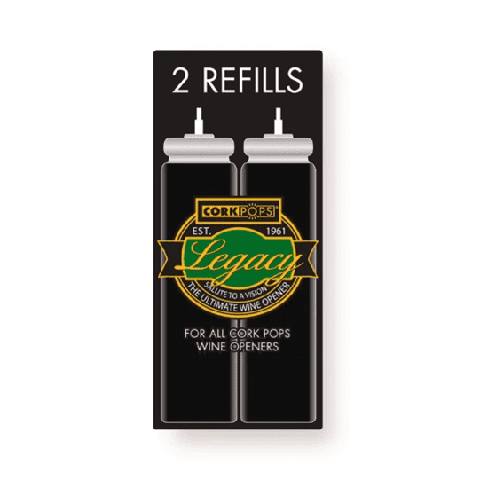 CorkPops Legacy Wine Bottle Opener Refills Set of 2