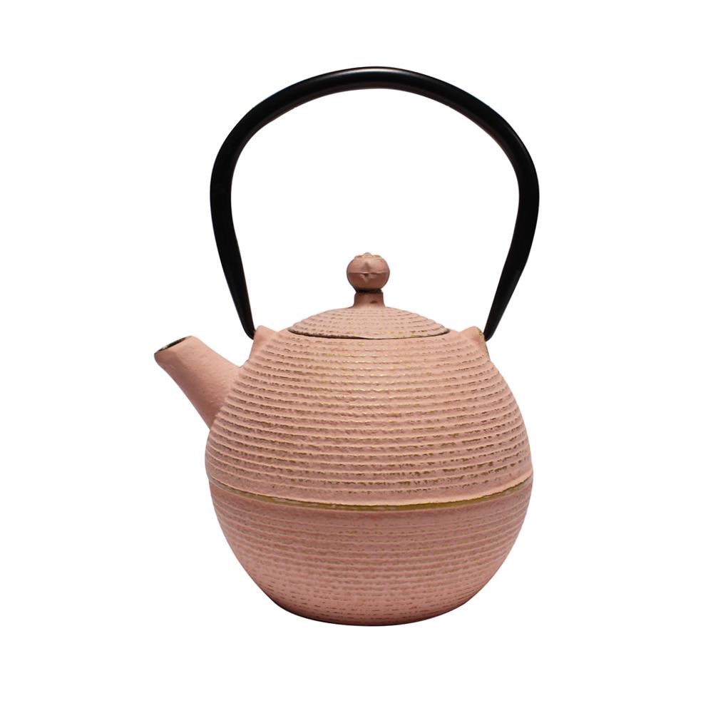 Cast Iron Chinese Teapot Light Terracotta 700ml