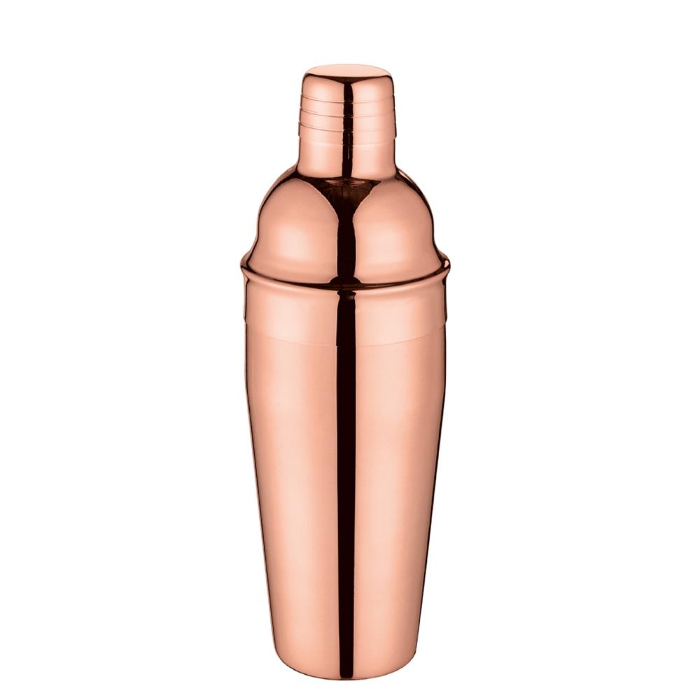 Cilio Copper Plated Cocktail Shaker 500ml