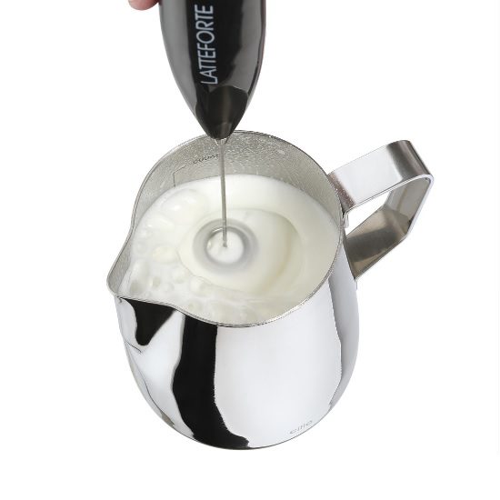 Cilio Latteforte Chrome Handheld Milk Frother