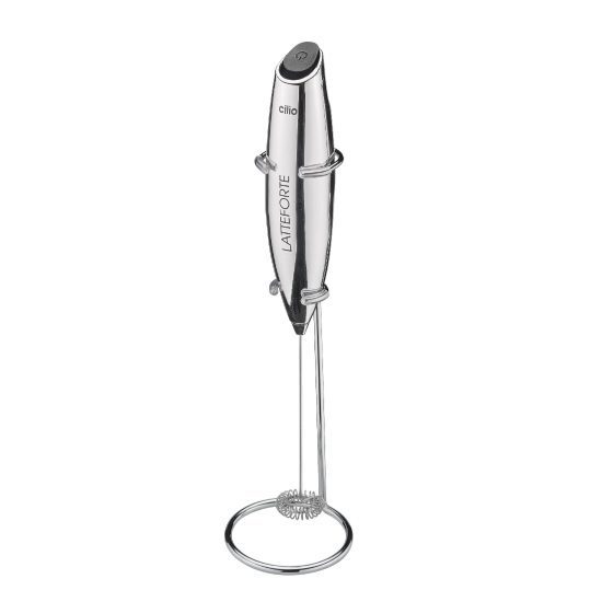 Cilio Latteforte Chrome Handheld Milk Frother