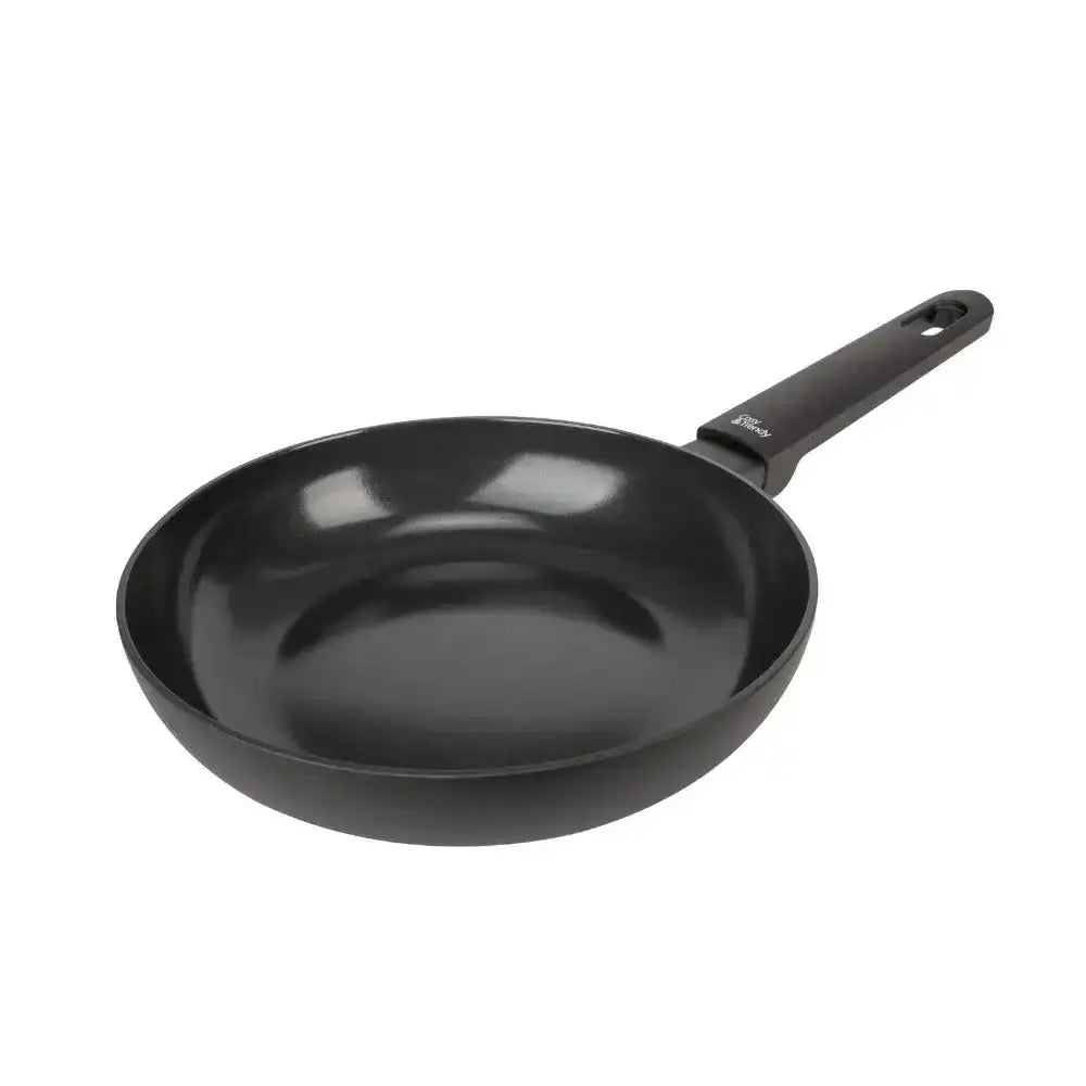 Black cosy & trendy 20cm ceramic non-stick frying pan with sleek modern handle for easy cooking and frying