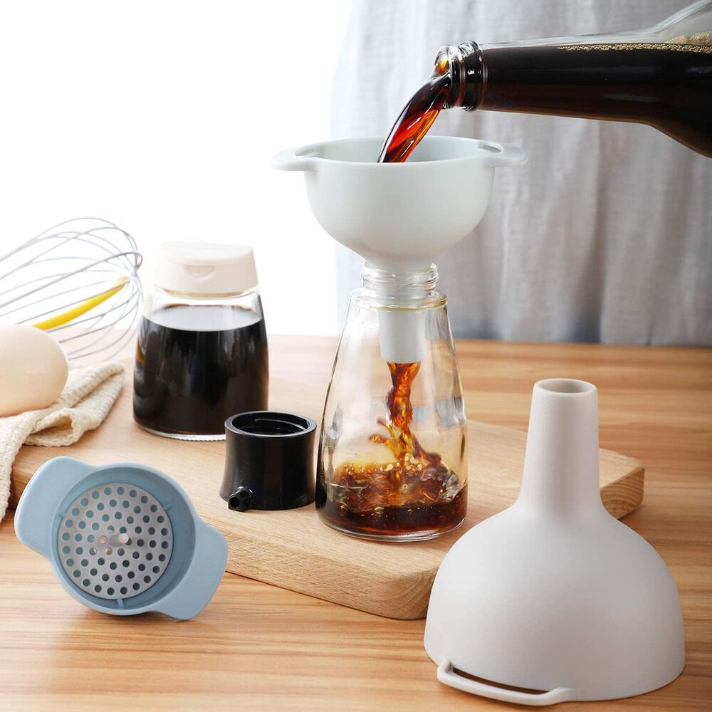 Creative Cooking 4-in-1 Funnel With Sieve Set