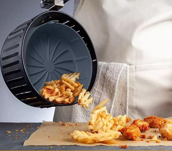 Creative Cooking Round Silicone Air Fryer Basket 19cm