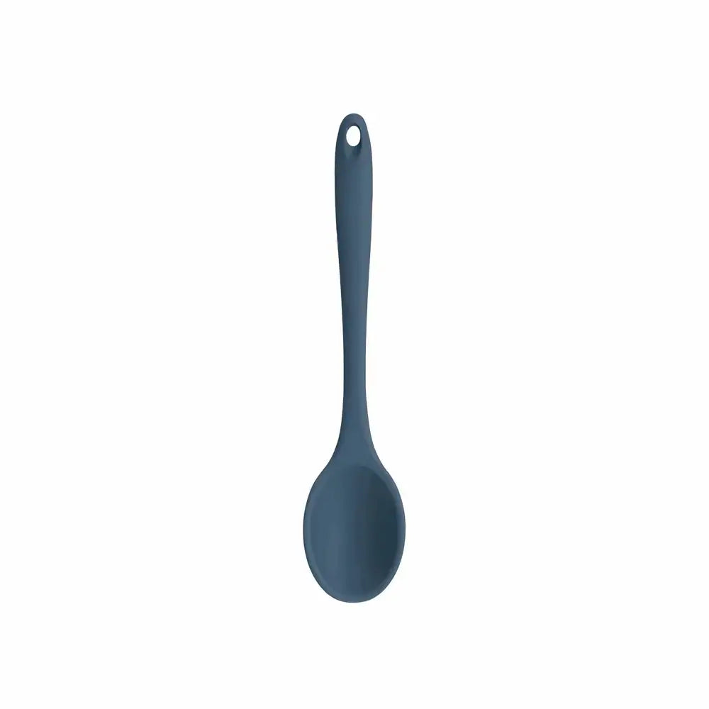 Silicone spoon on a white background