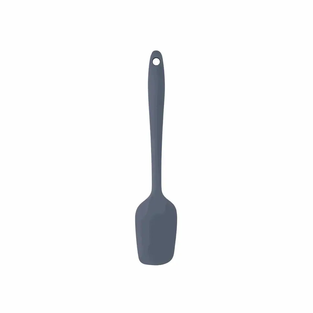 Gray spatula on a white background