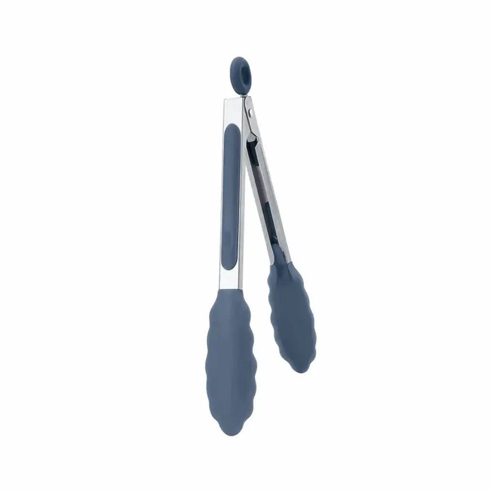 Silicone tongs on a white background