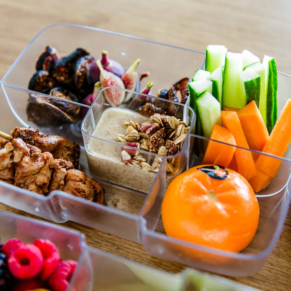 Crunchbox Classic 5 Compartment Lunchbox Pink Mermaid