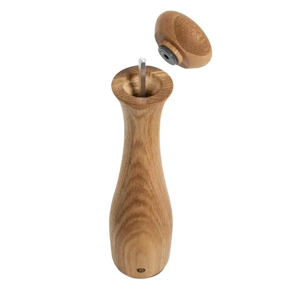 CrushGrind Lyon oak salt or pepper grinder 30cm with open top, Cookin Stores kitchenware
