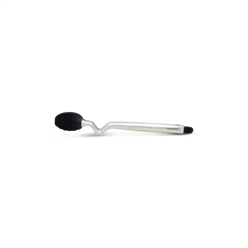 tongs with black ends on a white background