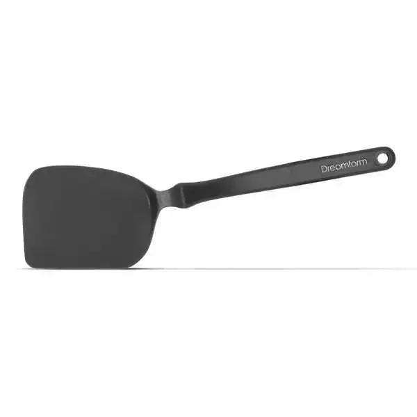 Black spatula with 'Dreamfarm' branding on a white background
