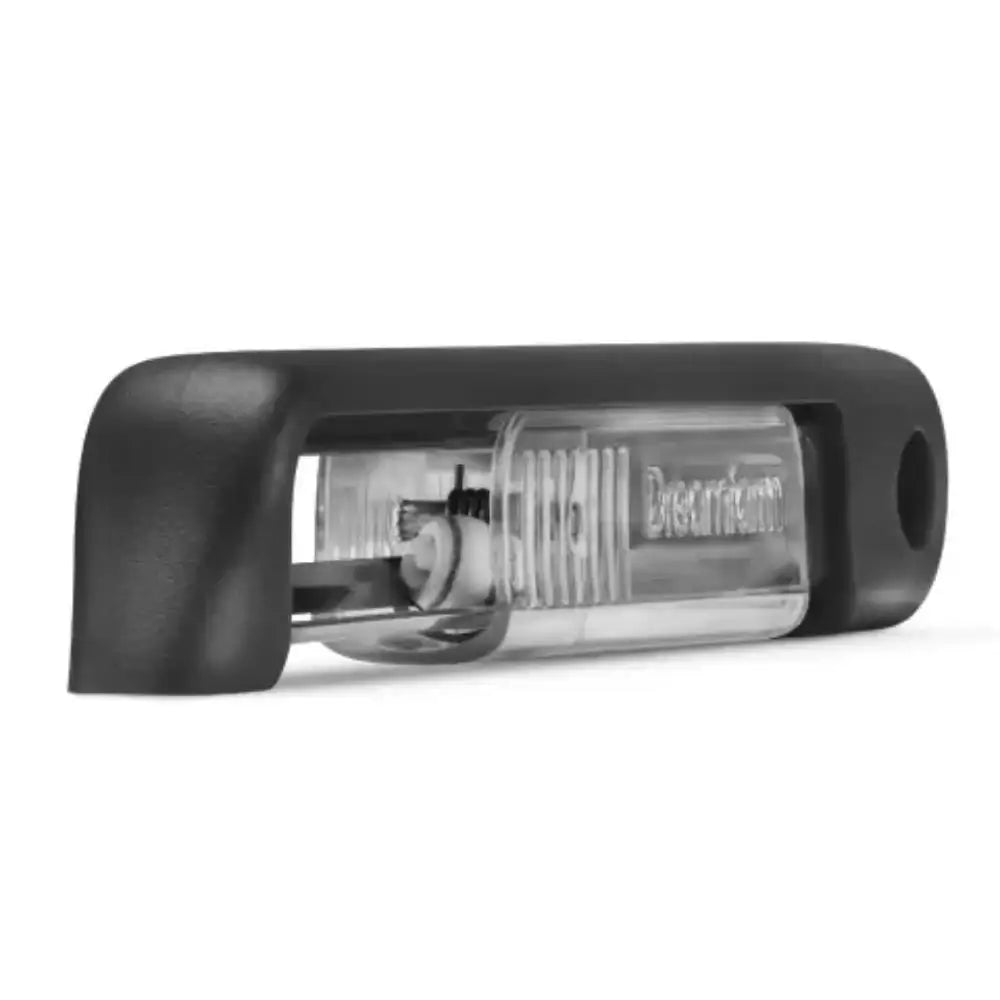  peeler with a clear body and black handle on a white background