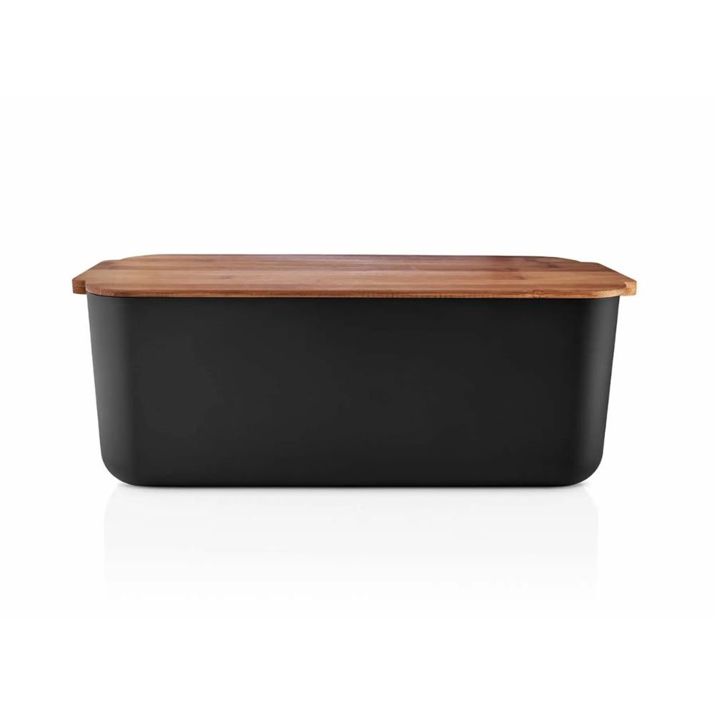 Eva Solo Bread Bin Black with Bamboo Lid 9.0L