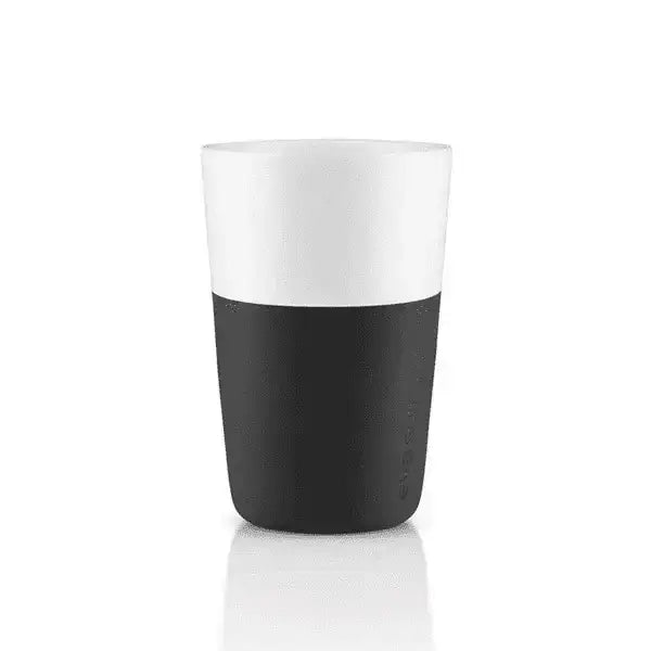 Modern black and white ceramic cup, premium kitchenware at Cookin Stores
