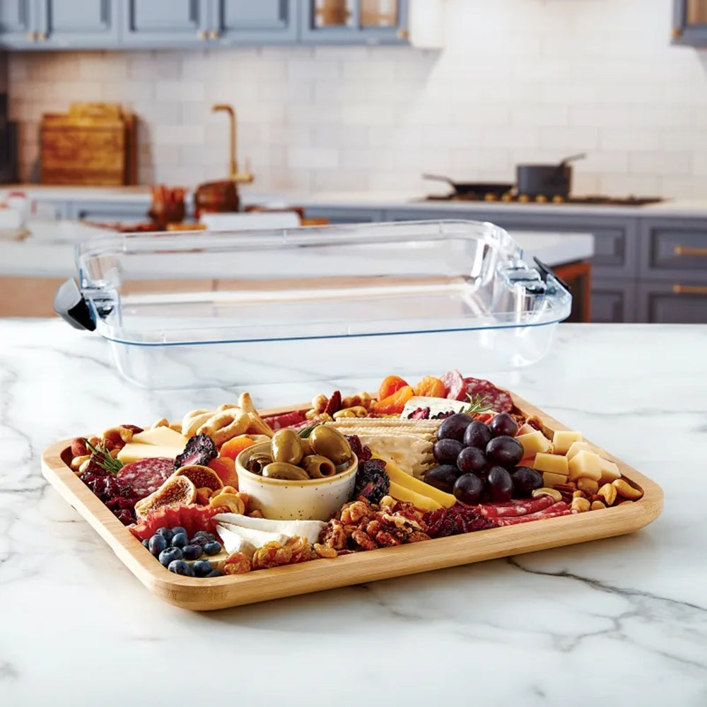 Farberware Bamboo Rectangular Serving Board 28cm