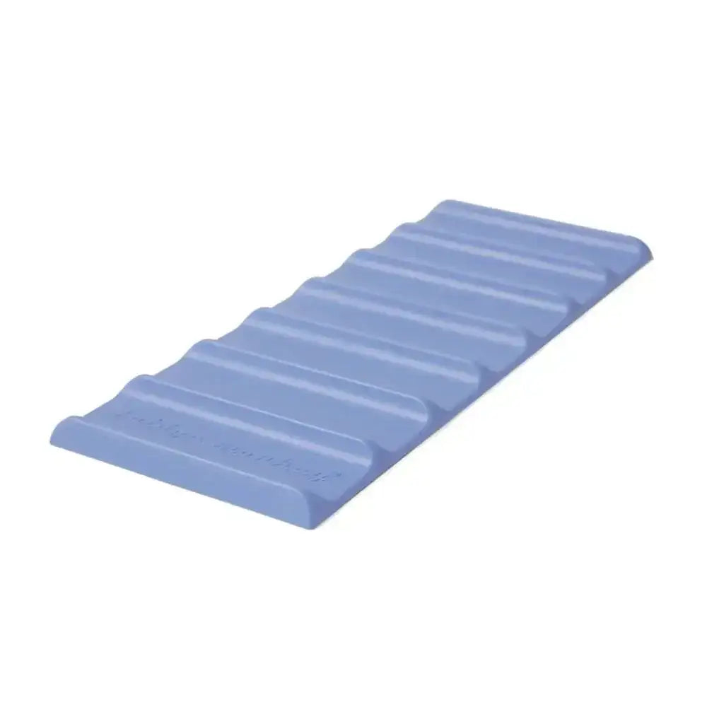 Blue rubber mat on a white background
