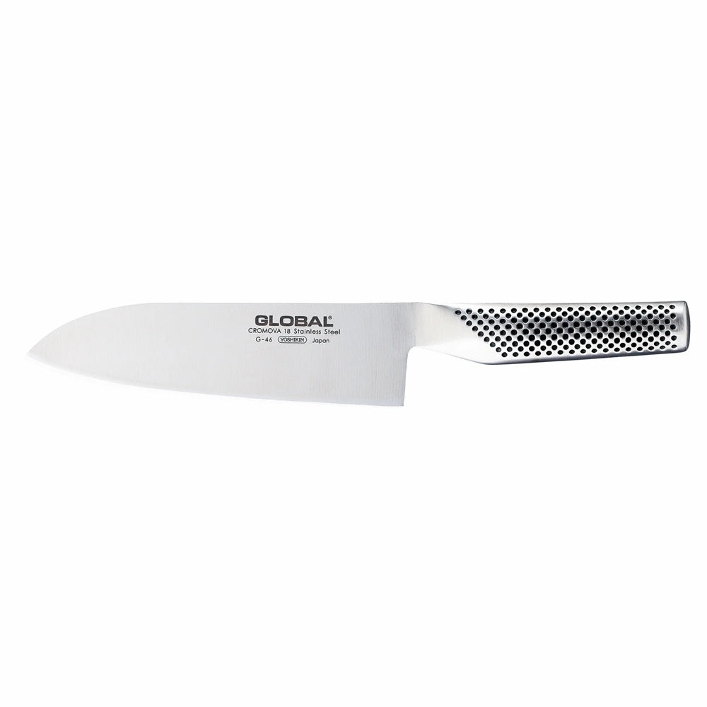 Global chefs knife on a white background