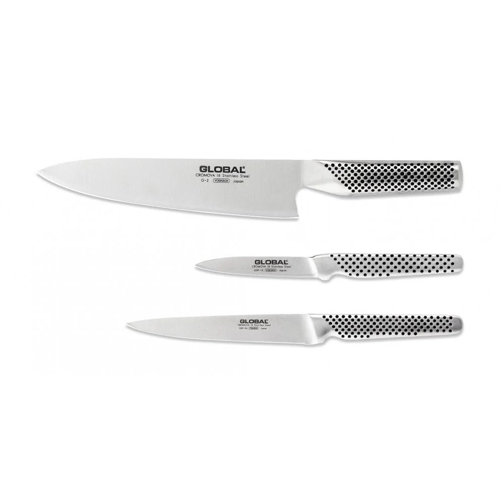 Global Kitchen Knife Set of 3