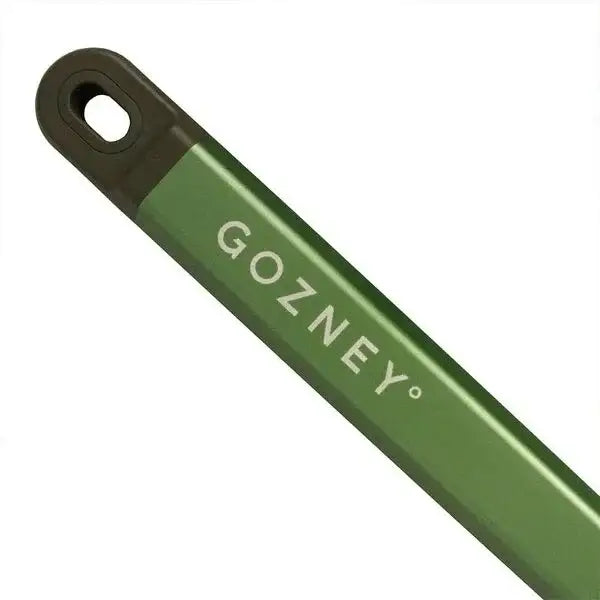 Green Gozney Pro Placement Peel handle with logo, premium kitchenware at Cookin Stores