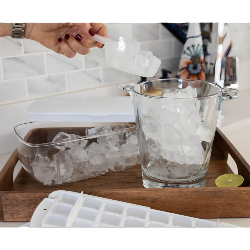 Home Classix Ice Cube Container & Mould Trays 28cm