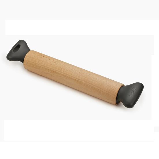Joseph Joseph Grip-Pin Ergonomic Rolling Pin Grey