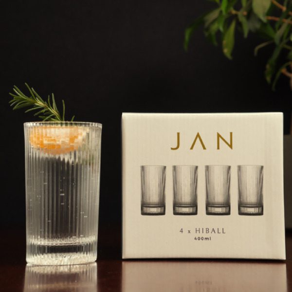 Jan Hendrik Allure Highball Glass 400ml Set of 4