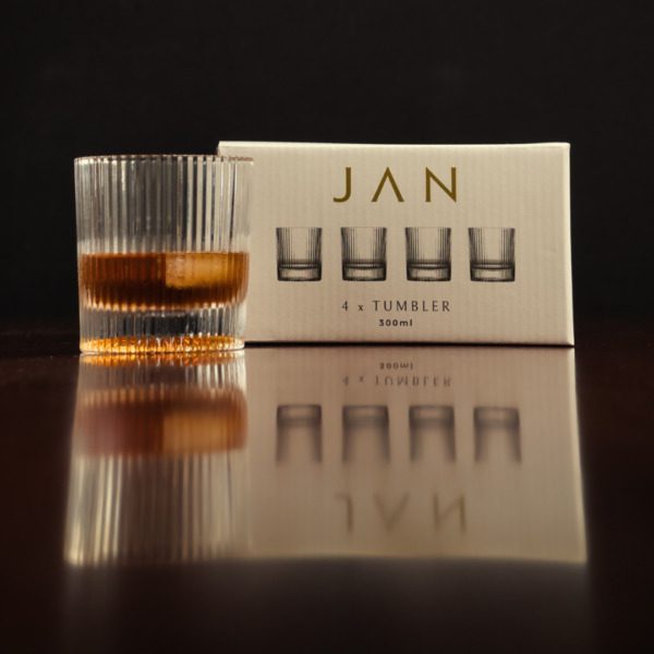 Jan Hendrik Allure Tumbler Glass 300ml Set of 4